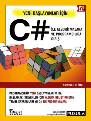 cover image of Yeni Başlayanlar İçin C# ile Algoritmalara ve Programcılığa Giriş